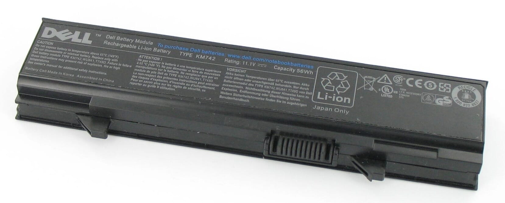 Dell Batterie Ordinateur Portable 10.8V 5045mAh