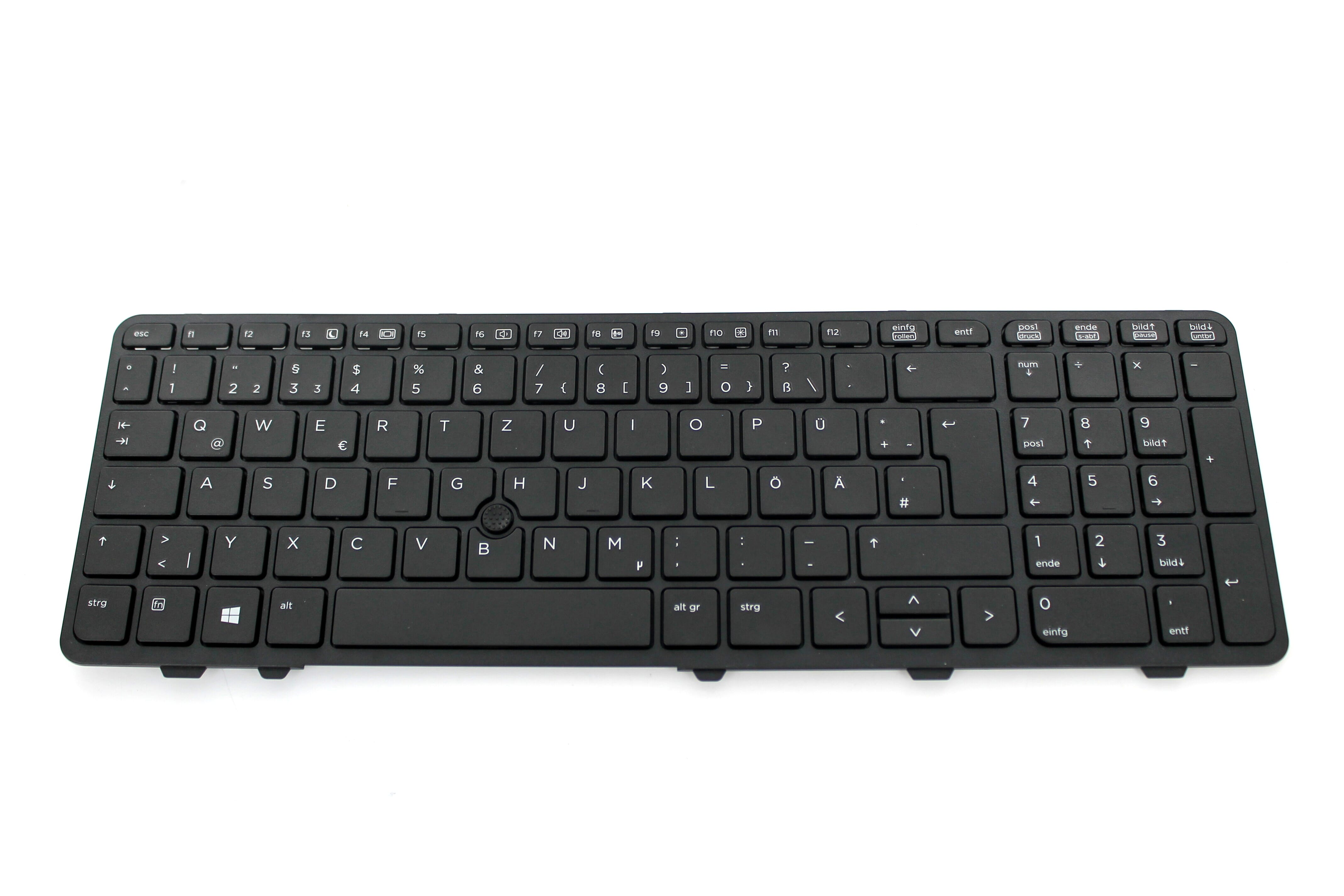 HP Clavier Ordinateur Portable DE w/stickpoint