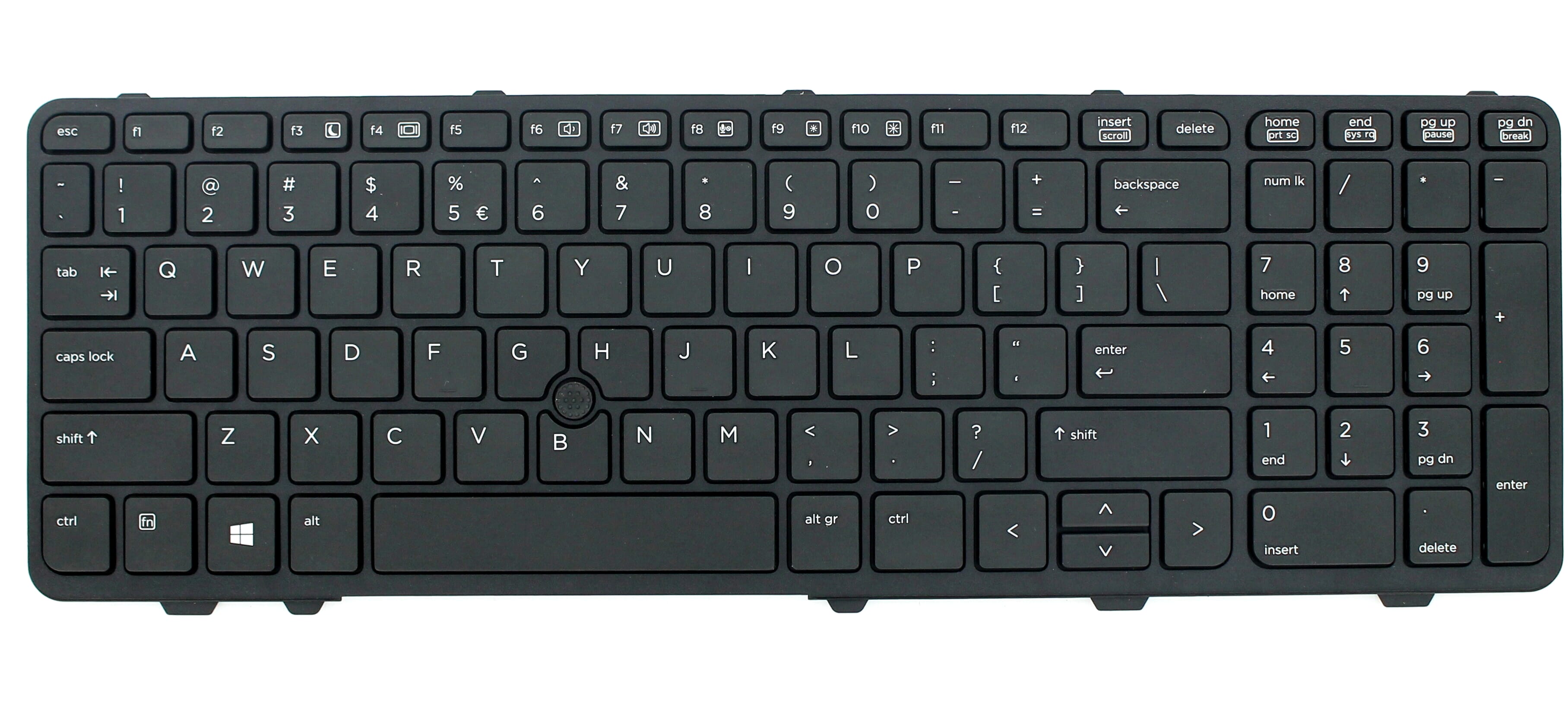 HP Clavier Qwerty US + Trackpoint