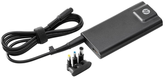 HP Laptop AC Adapter 65W Slim +USB (incl 3 tips)