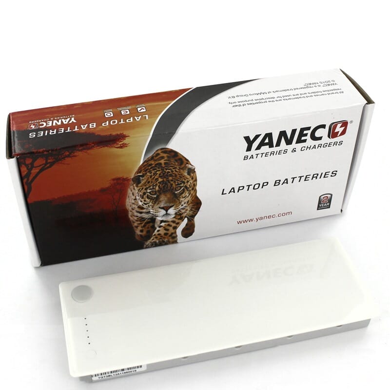 Yanec Macbook Accu 5600mAh Wit