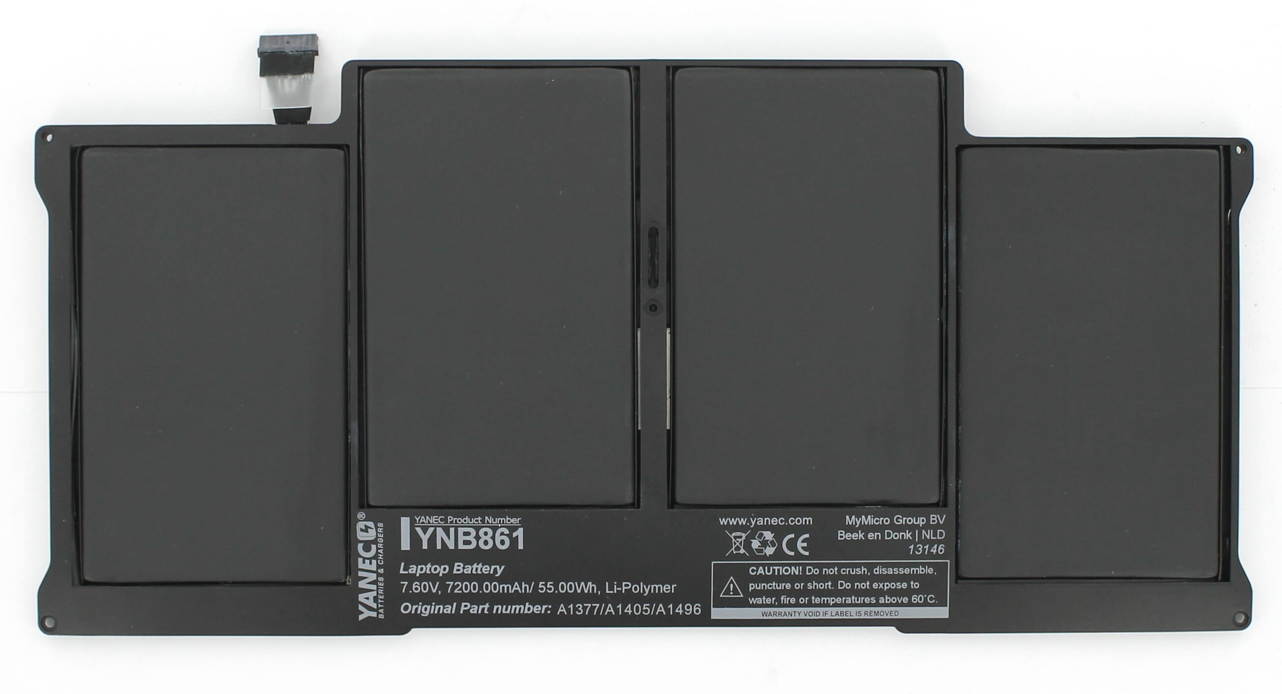 Yanec Laptop Akku 7200mAh