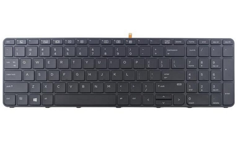 HP Clavier Qwerty US + Éclairage