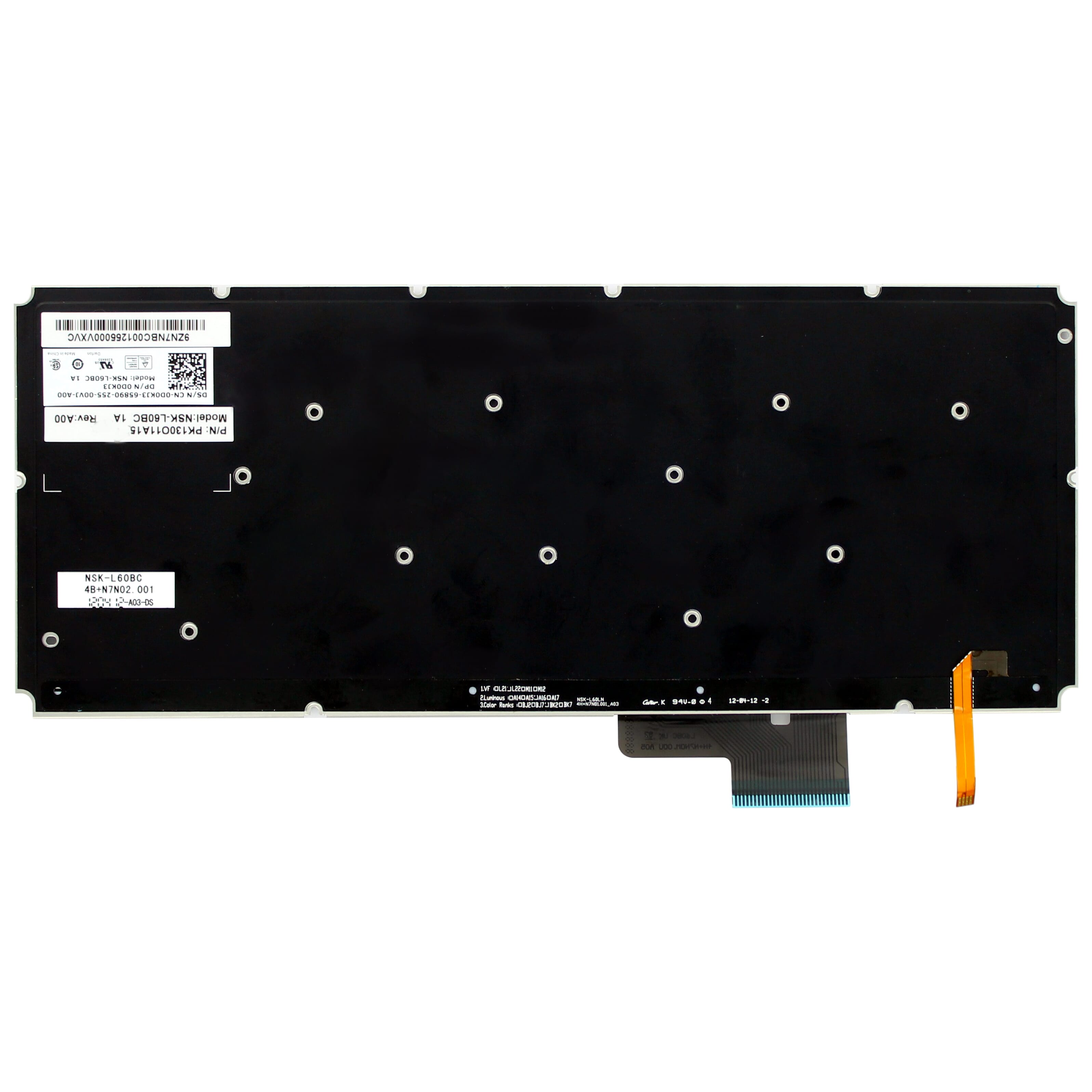 Dell Laptop Toetsenbord Azerty BE + Backlight