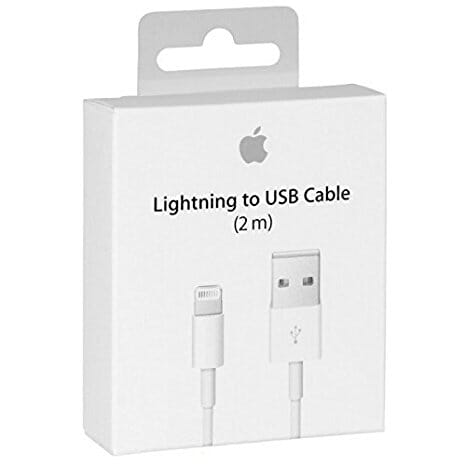 Câble Apple Lightning vers USB 2.0 A 2 Mètres - Blanc