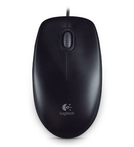 Logitech B100 Optische Muis USB - Zwart