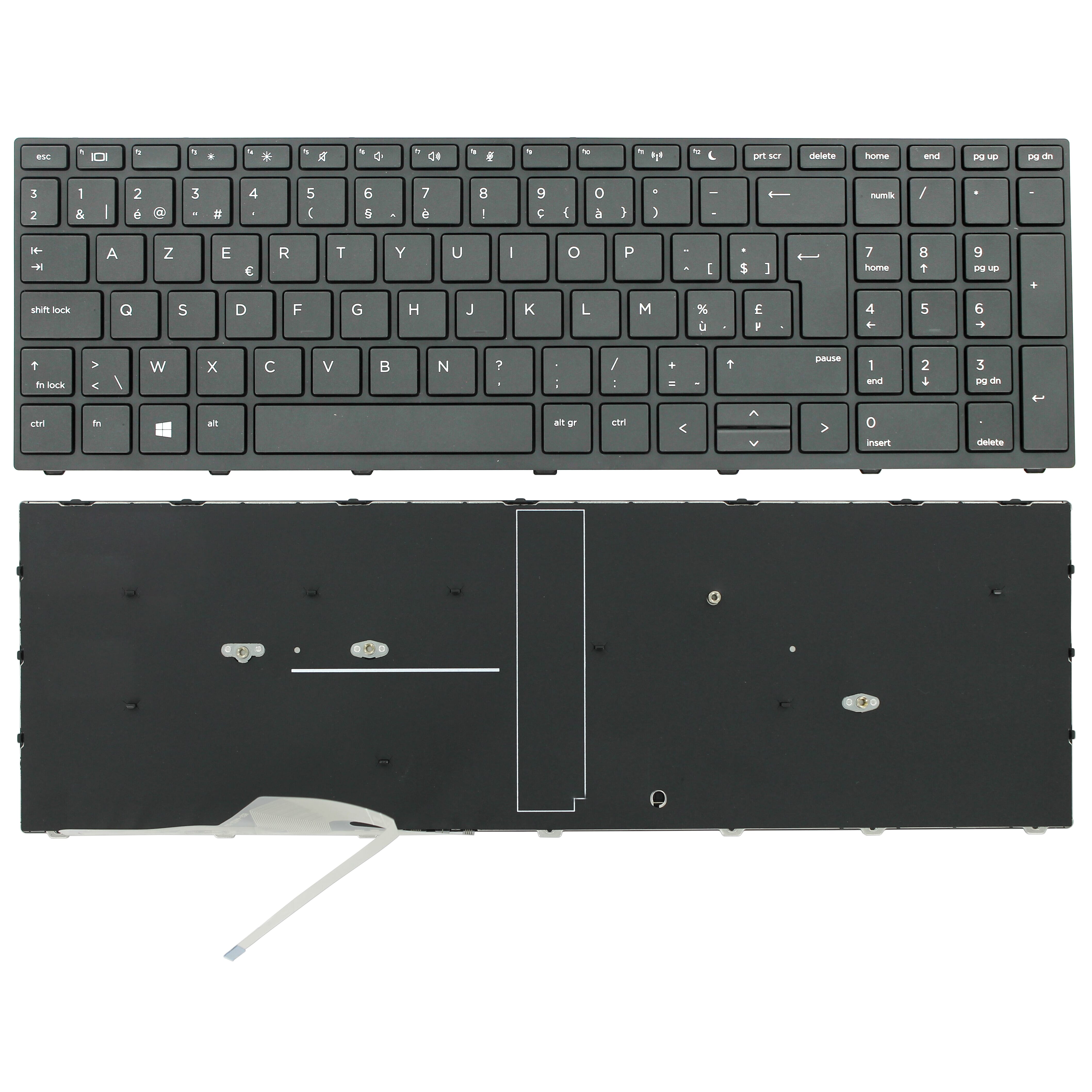 HP clavier d'ordinateur portable Azerty BE