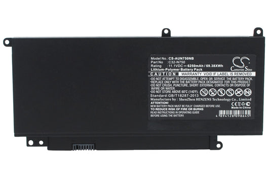 Batterie Ordinateur Portable 11.1V 6250mAh