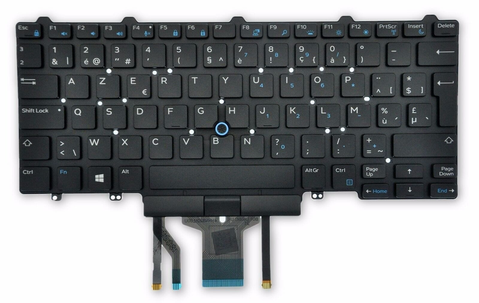 Dell Laptop Keyboard Azerty BE + Backlight