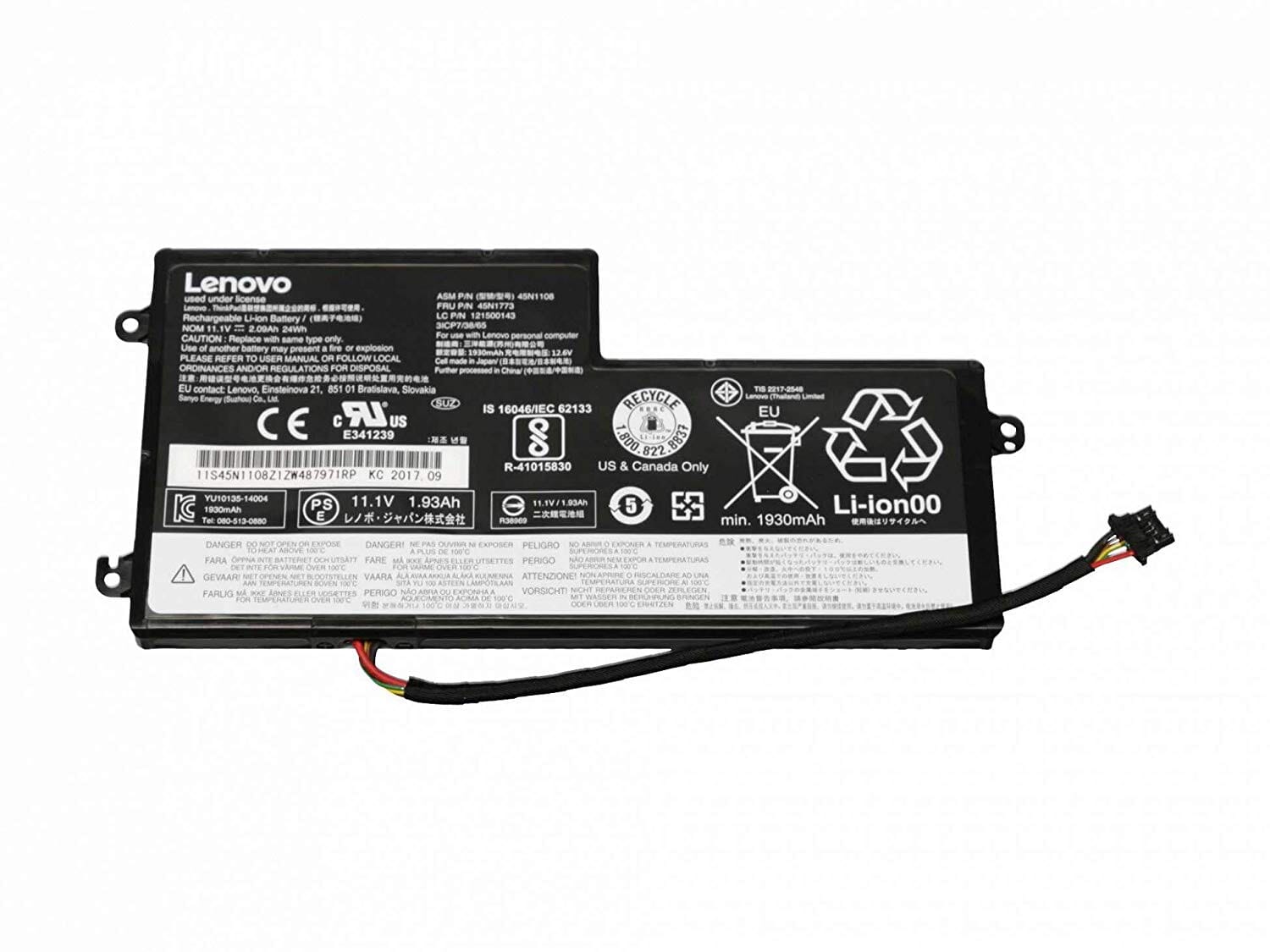 Lenovo Battery 24Wh 1930mAh