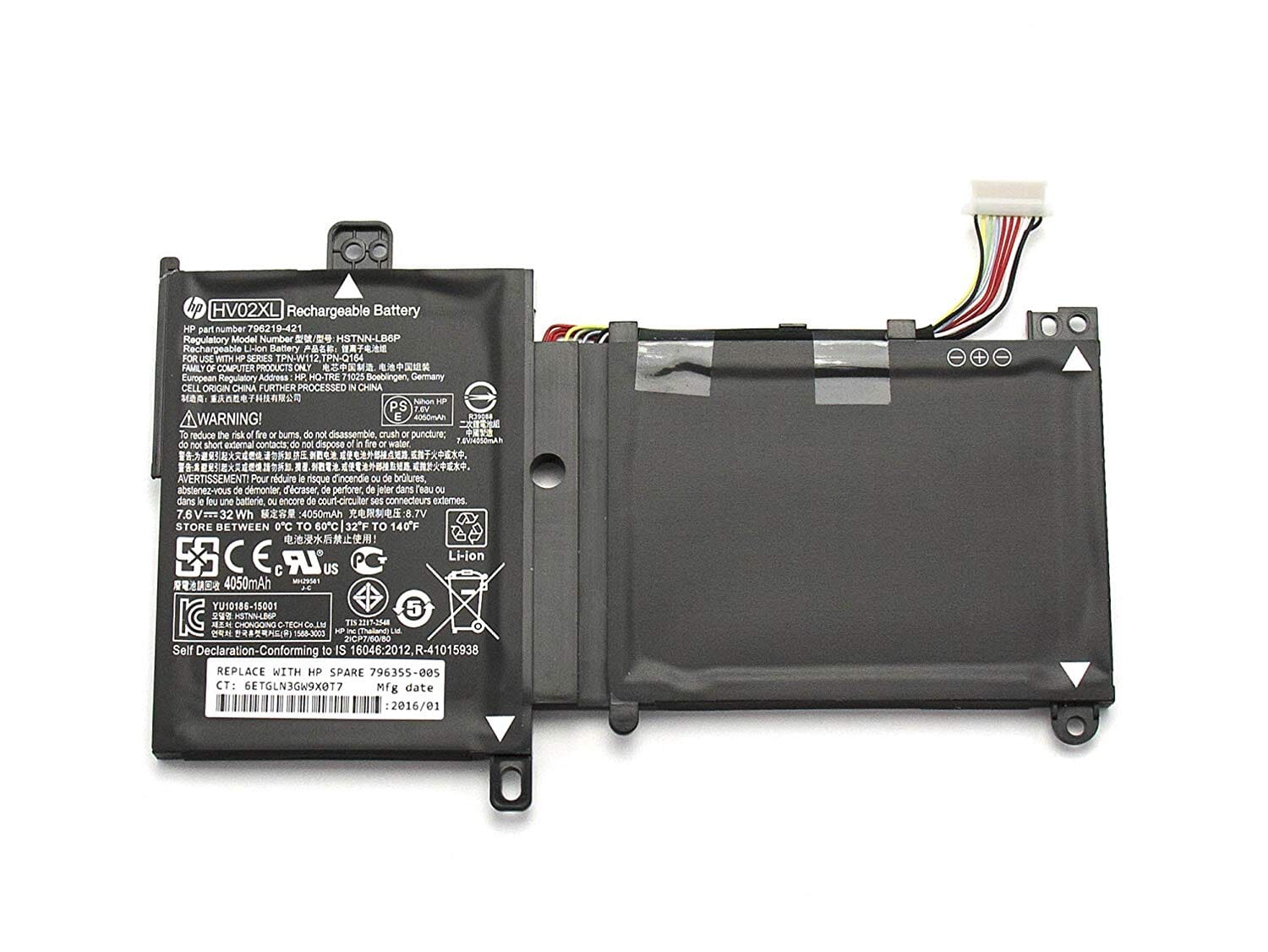 HP Batterie Ordinateur Portable 4200mAh