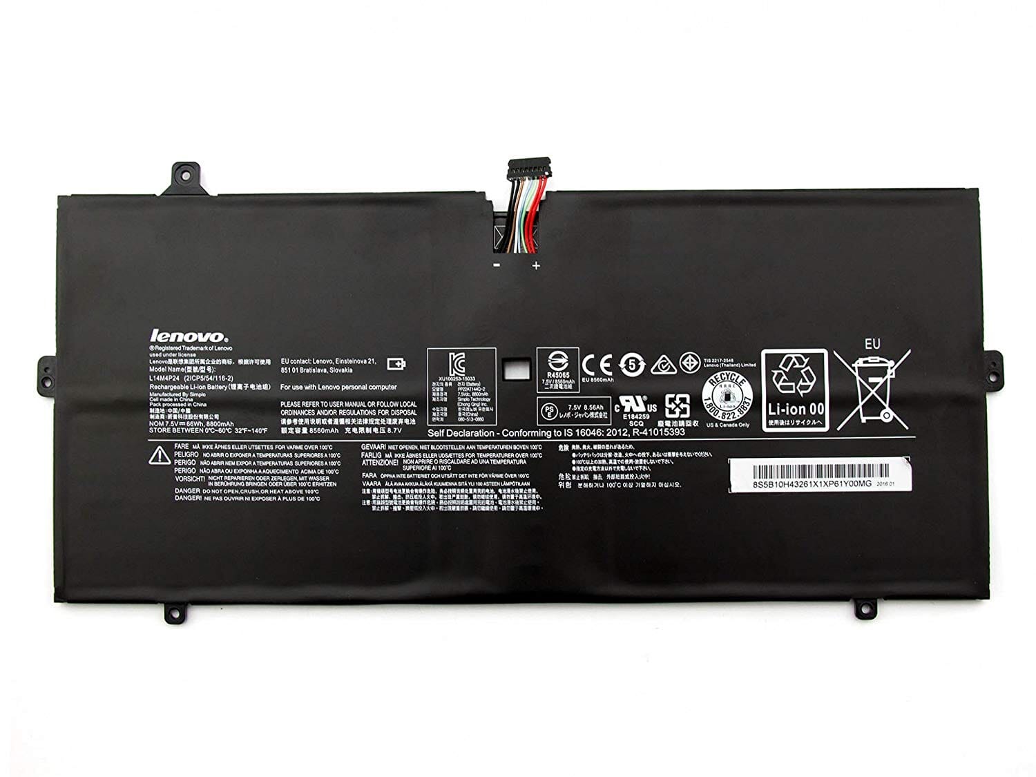 Lenovo Batterie Ordinateur Portable 8800mAh