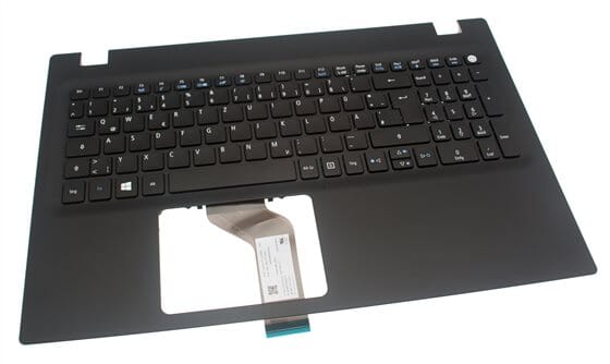 Acer Laptop Toetsenbord Qwerty US + Top Cover - Zwart