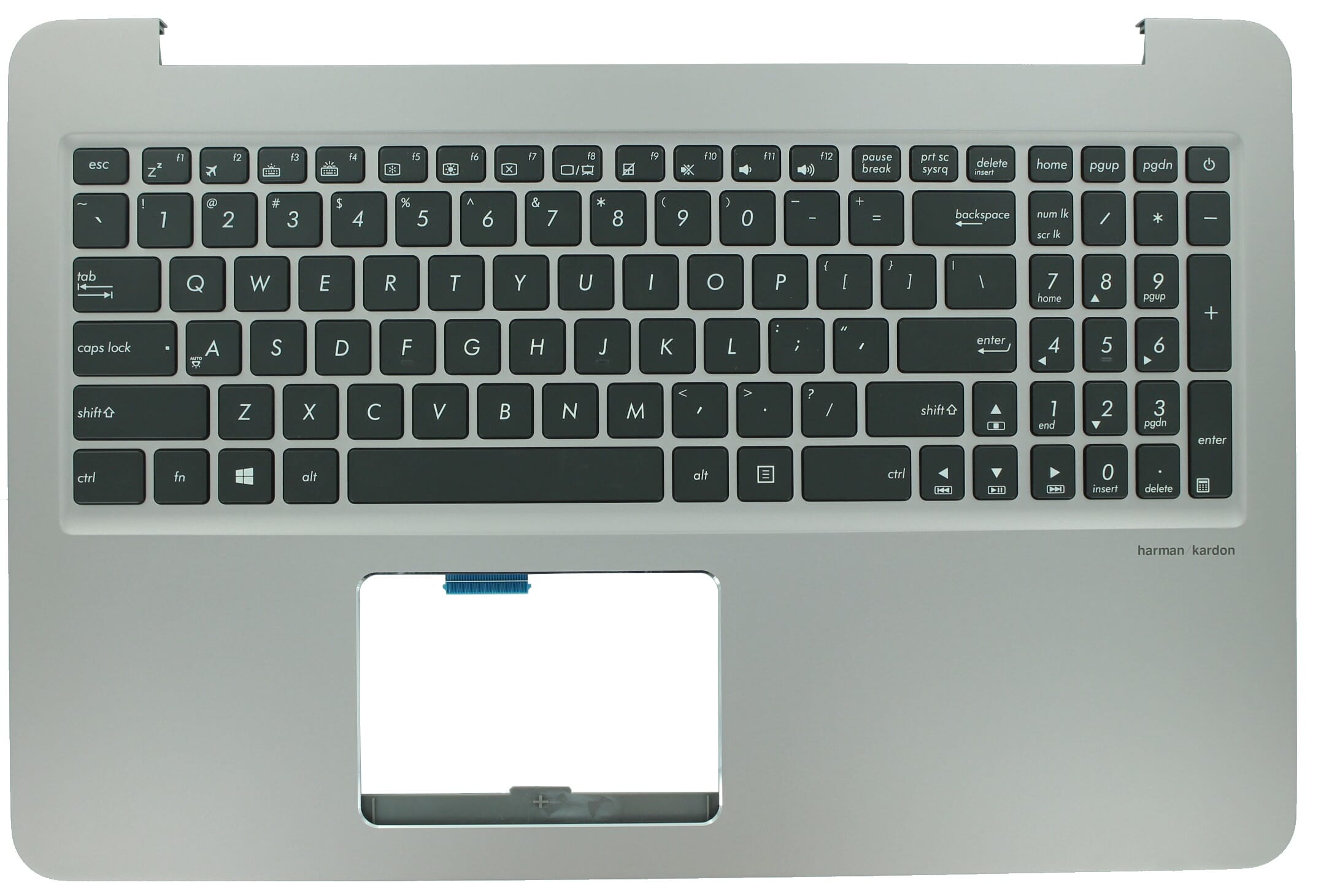 Asus Laptop Toetsenbord Qwerty US + Top Cover