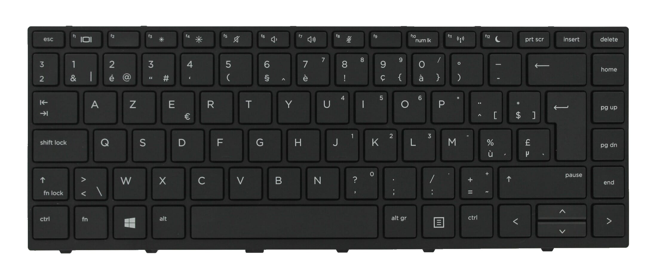 HP Laptop Tastatur Azerty BE