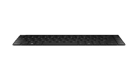 HP Clavier Qwerty US + Éclairage - Noir