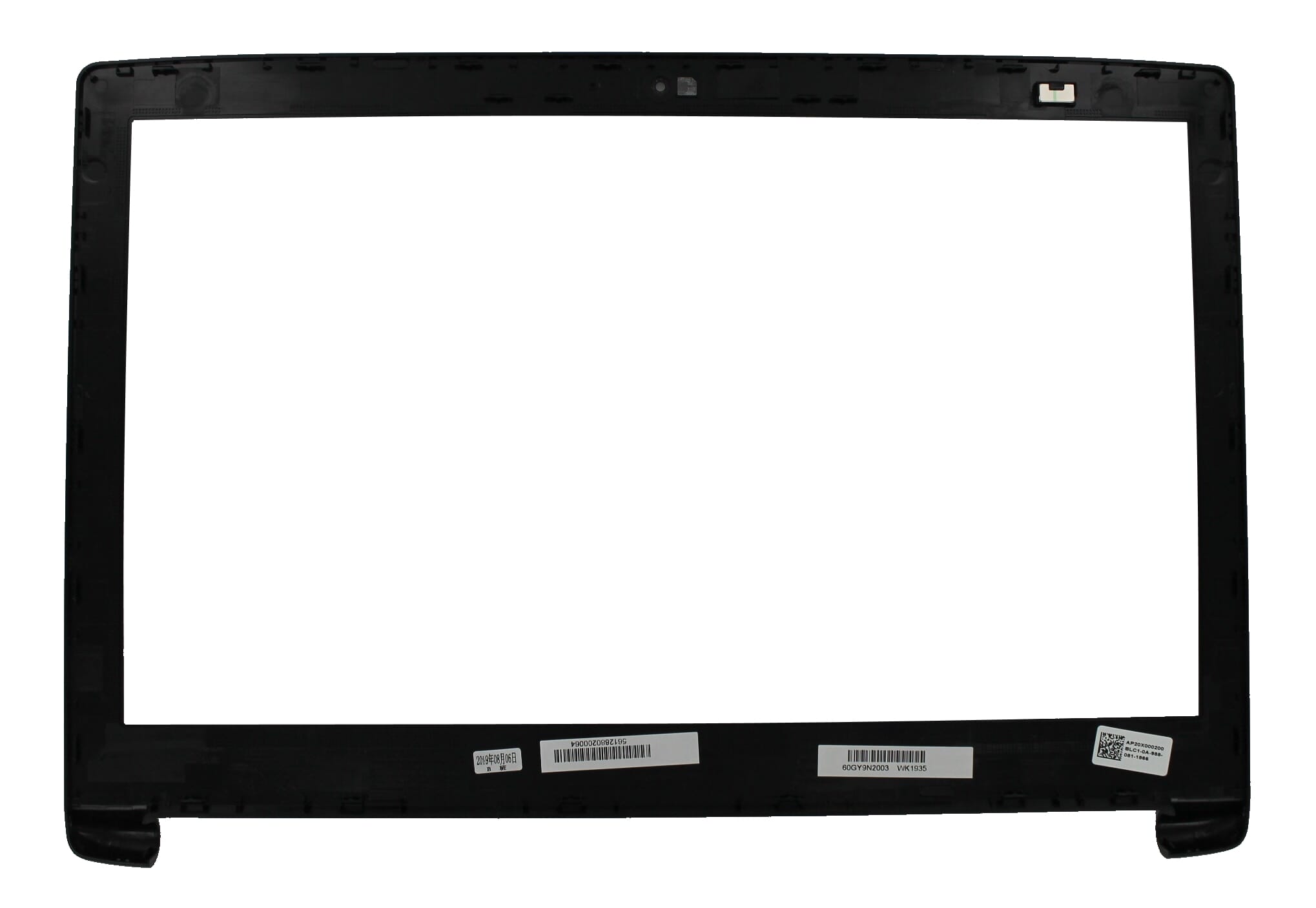 Acer Laptop LCD Bezel - Zwart