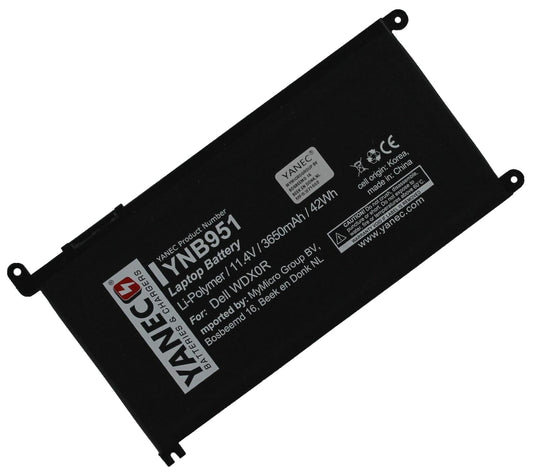 Yanec Laptop Battery 3650 mAh