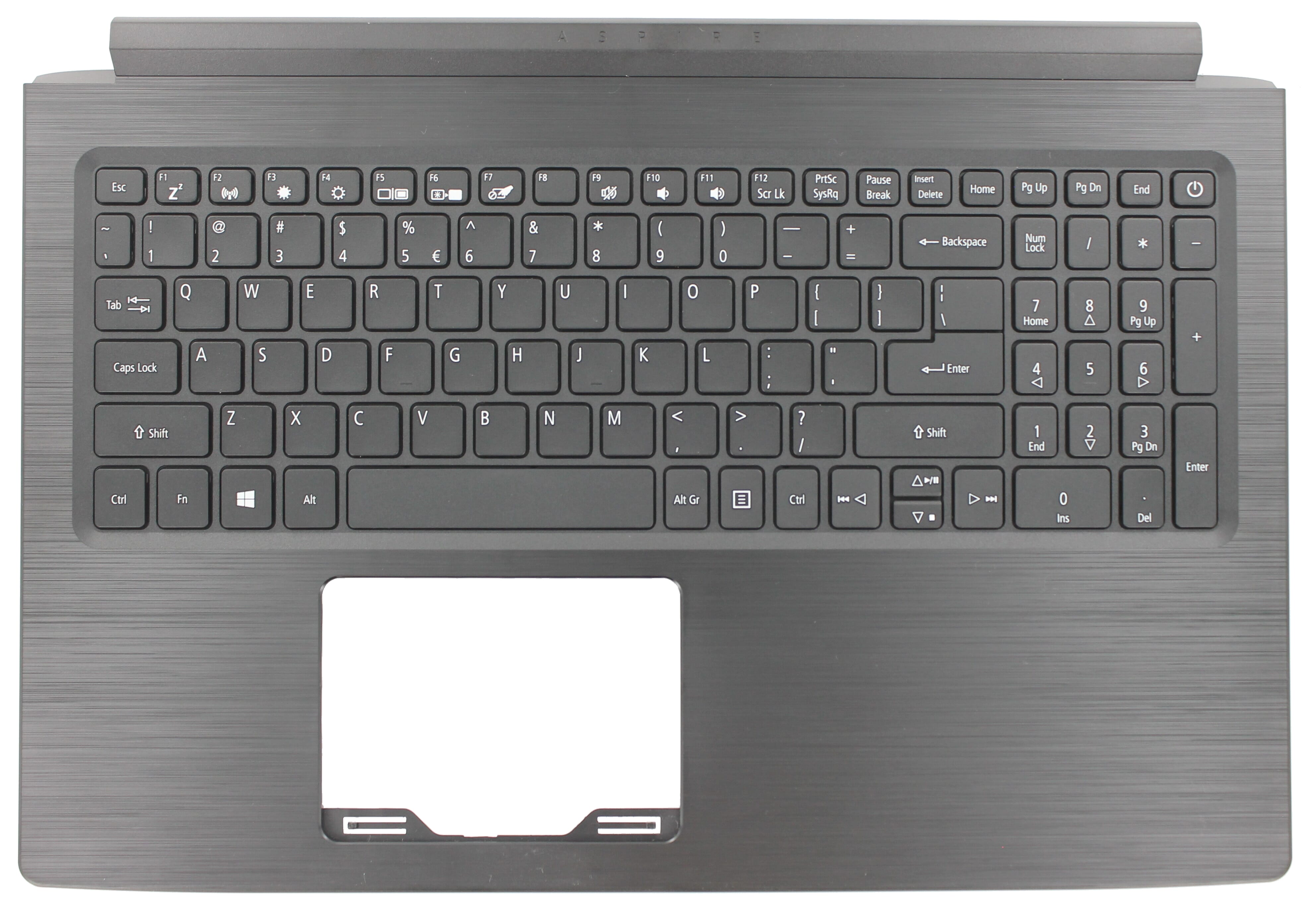 Acer Laptop Toetsenbord Qwerty US + Top Cover - Zwart