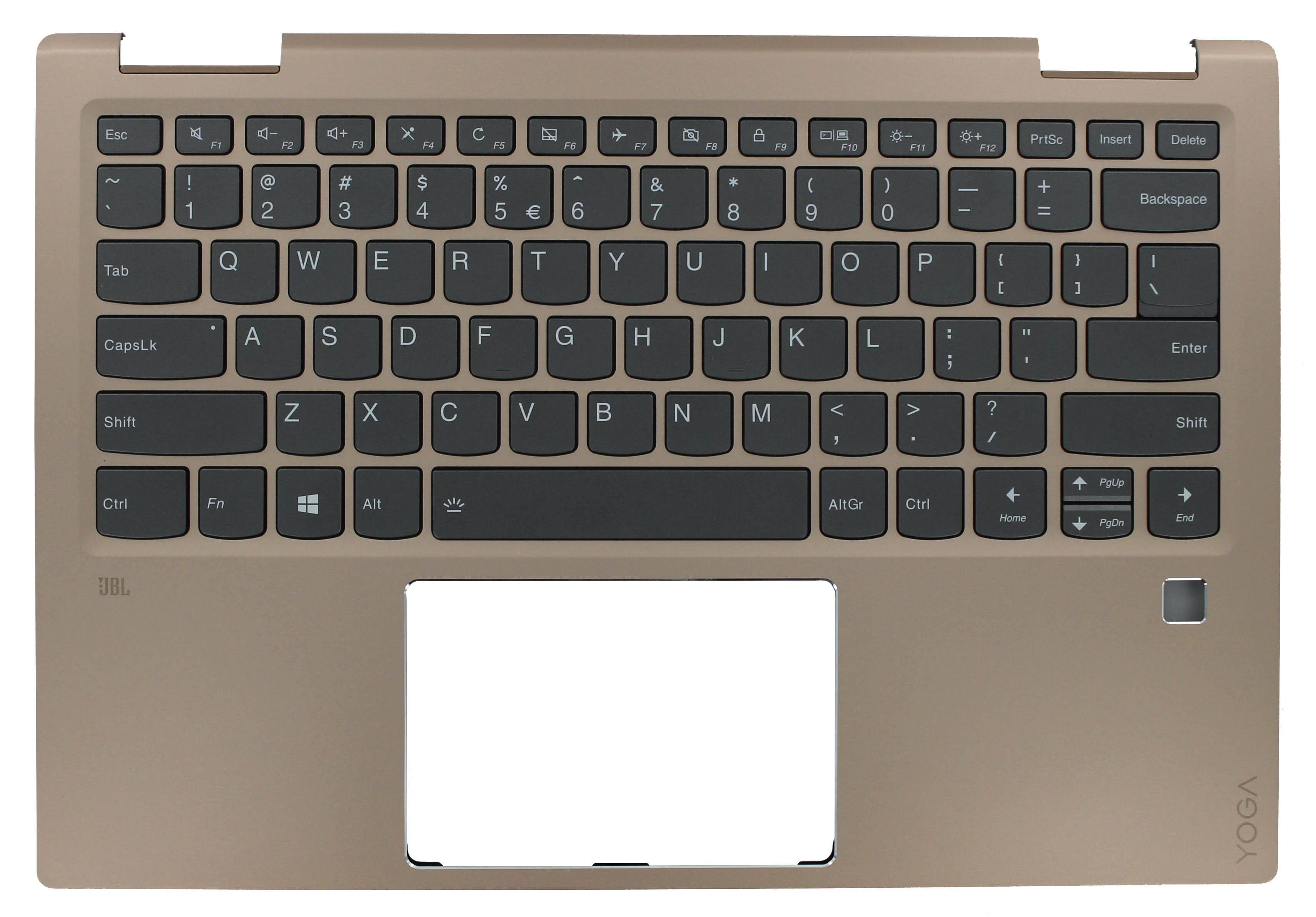 Lenovo Laptop Toetsenbord Qwerty US + Top Cover - Koper