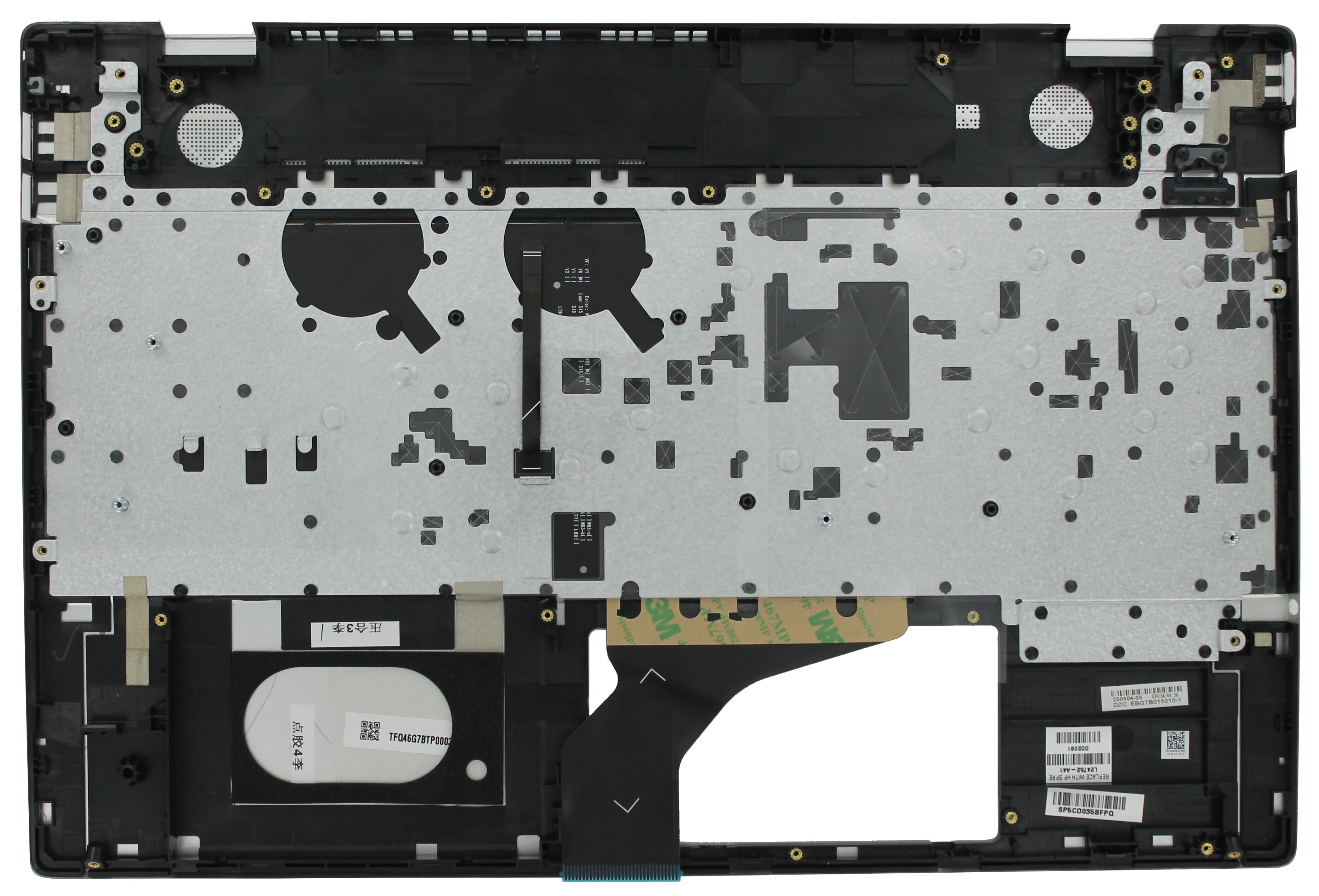 HP Laptop Toetsenbord Azerty BE + Top Cover, Backlit