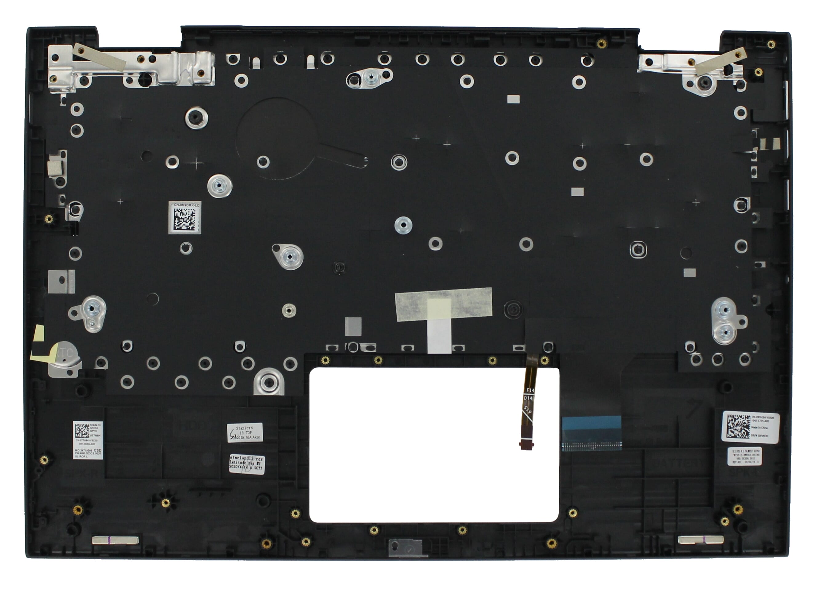 Dell Laptop Toetsenbord Qwerty US + Top Cover - Zwart