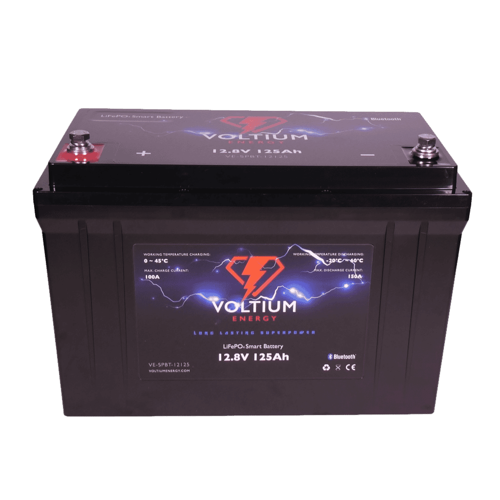 Voltium Energy LiFePO4 Accu 12,8V - 125Ah Bluetooth