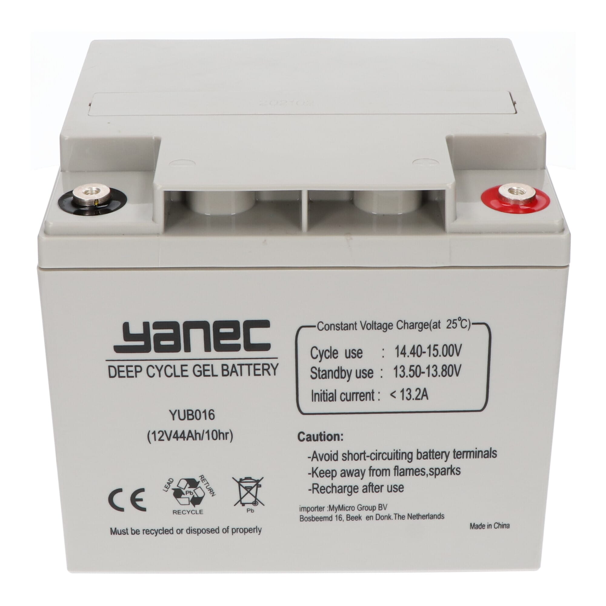 Yanec Gel Accu 12V 44Ah