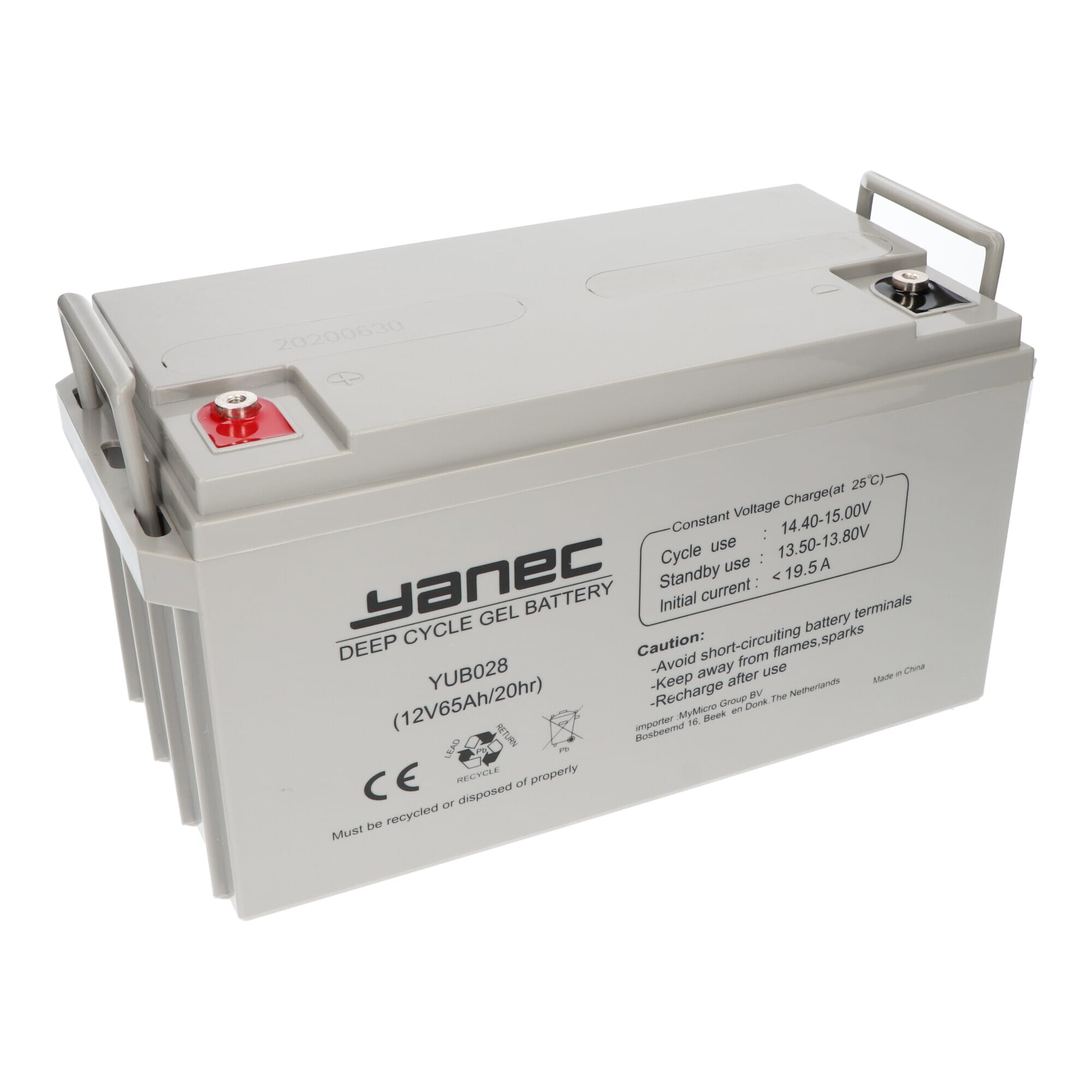 Yanec Gel Battery 12V 65 Ah