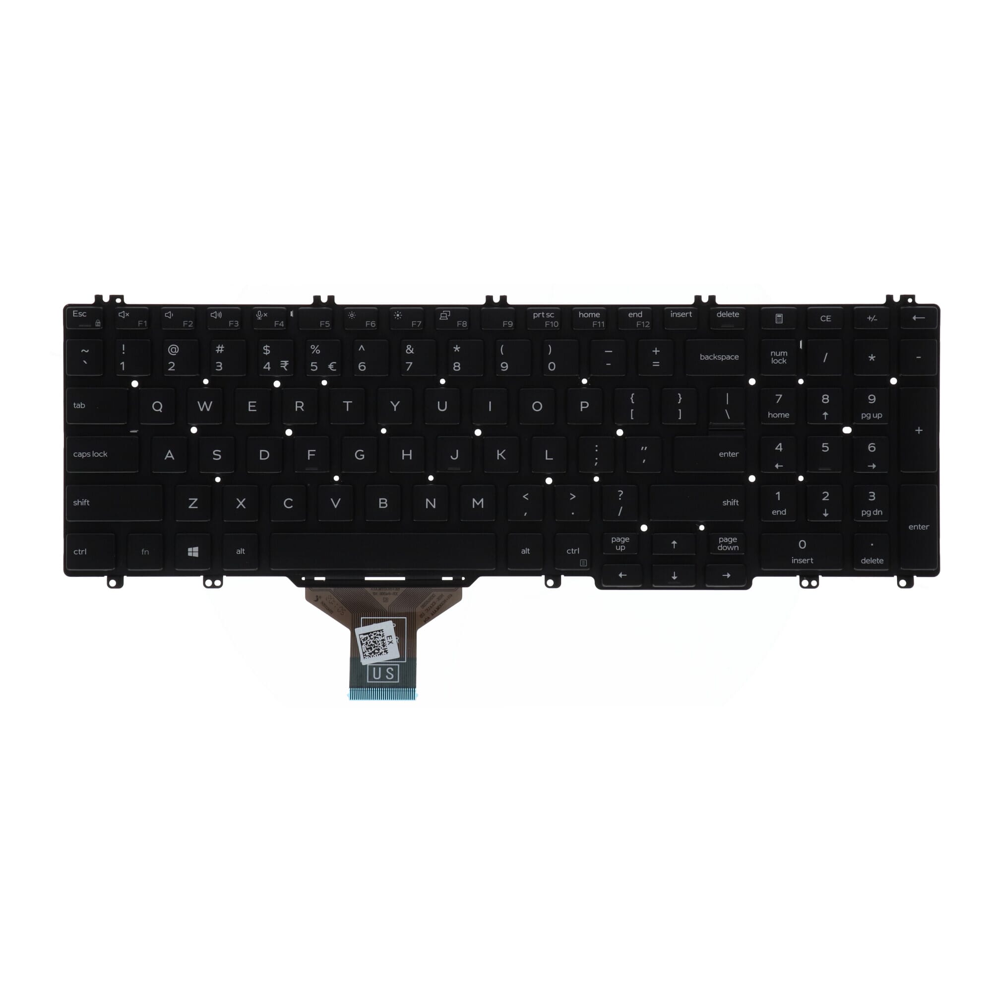 Dell Laptop Toetsenbord Qwerty US