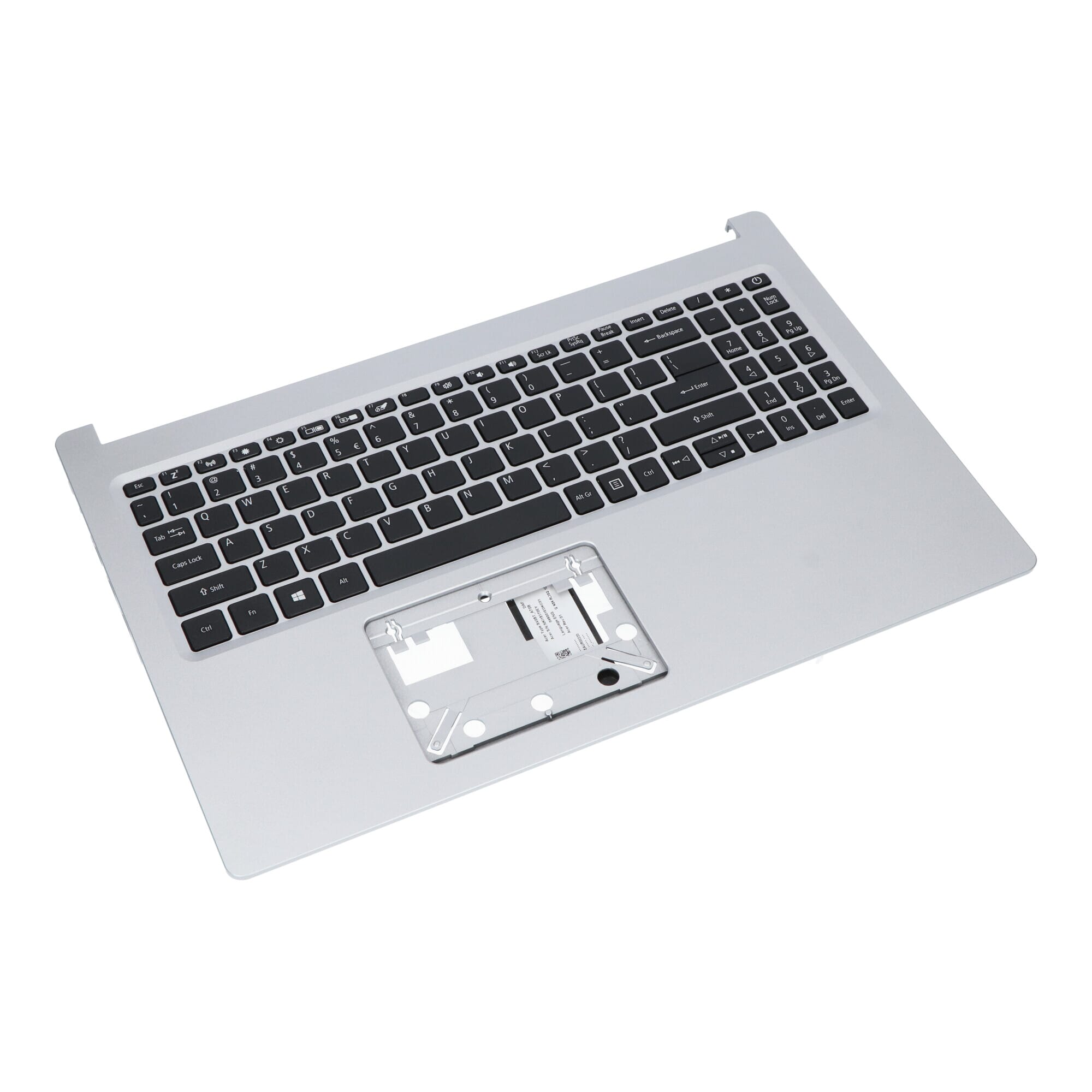 Acer Laptop Toetsenbord Qwerty US + Top Cover - Zilver