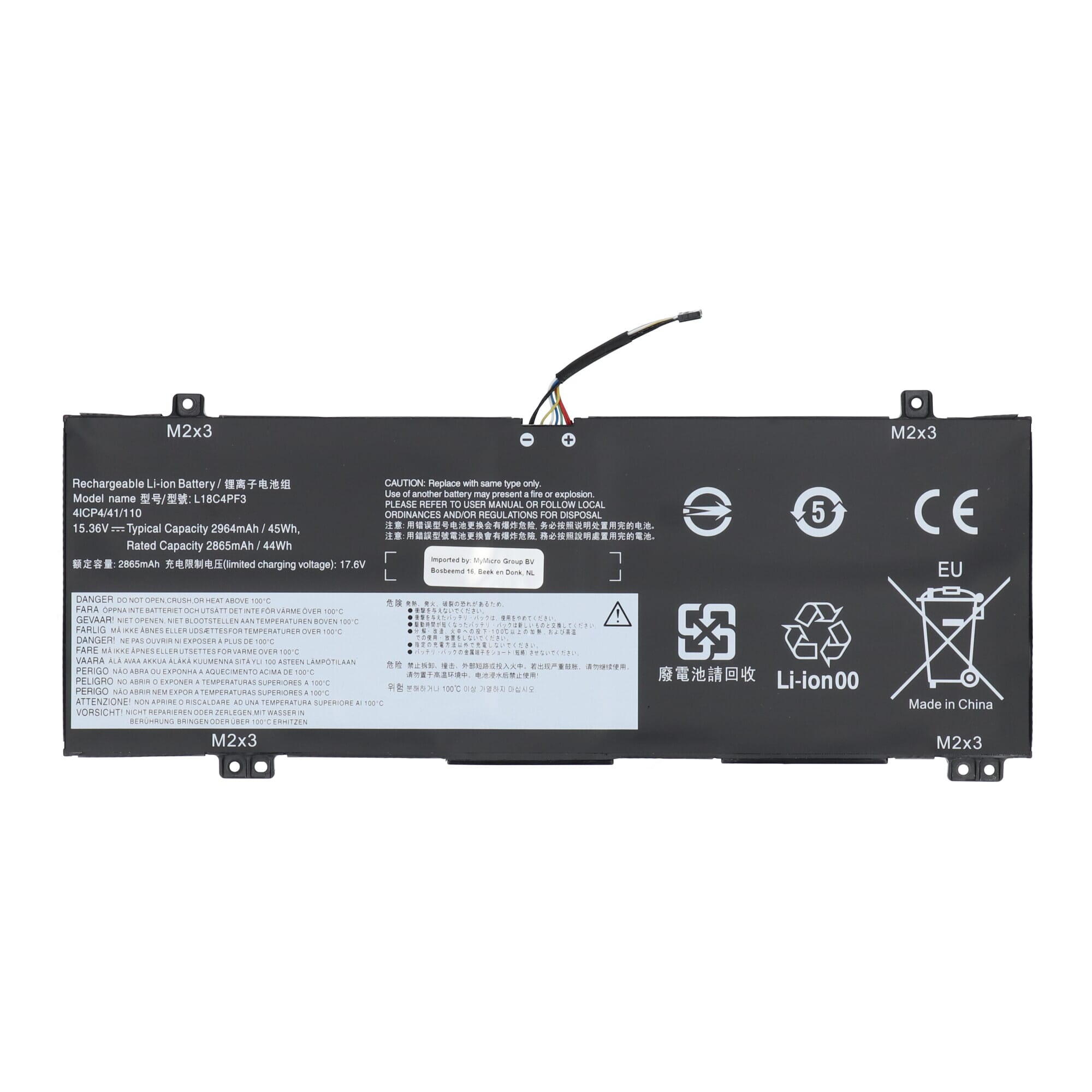 Laptop Accu 2850 mAh