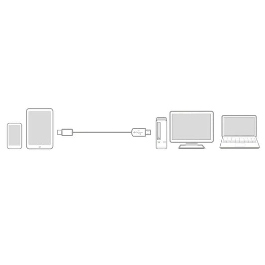 ACT USB 3.2 Gen1 laad- en datakabel A male - C male 1 meter