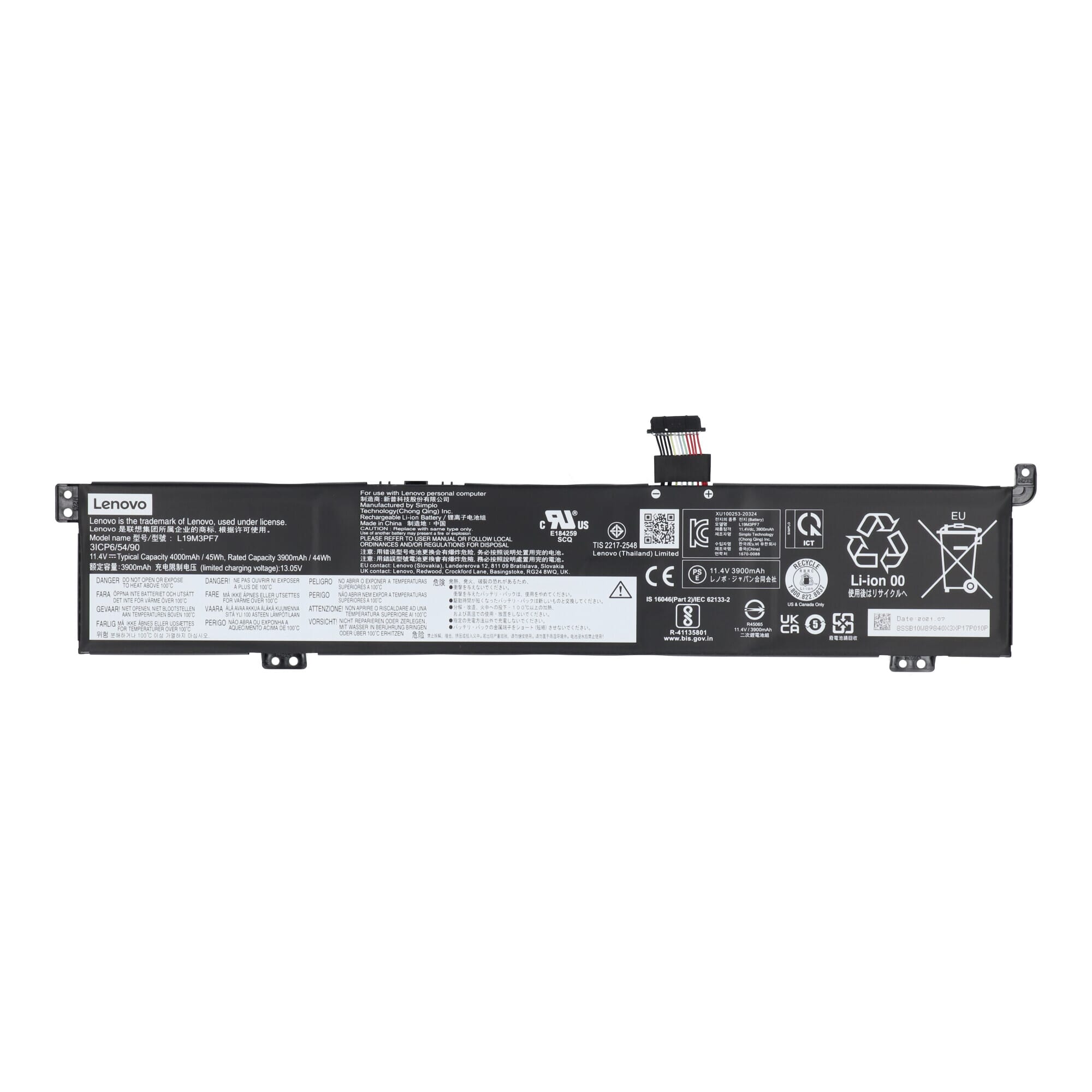 Lenovo Laptop Accu 3900 mAh