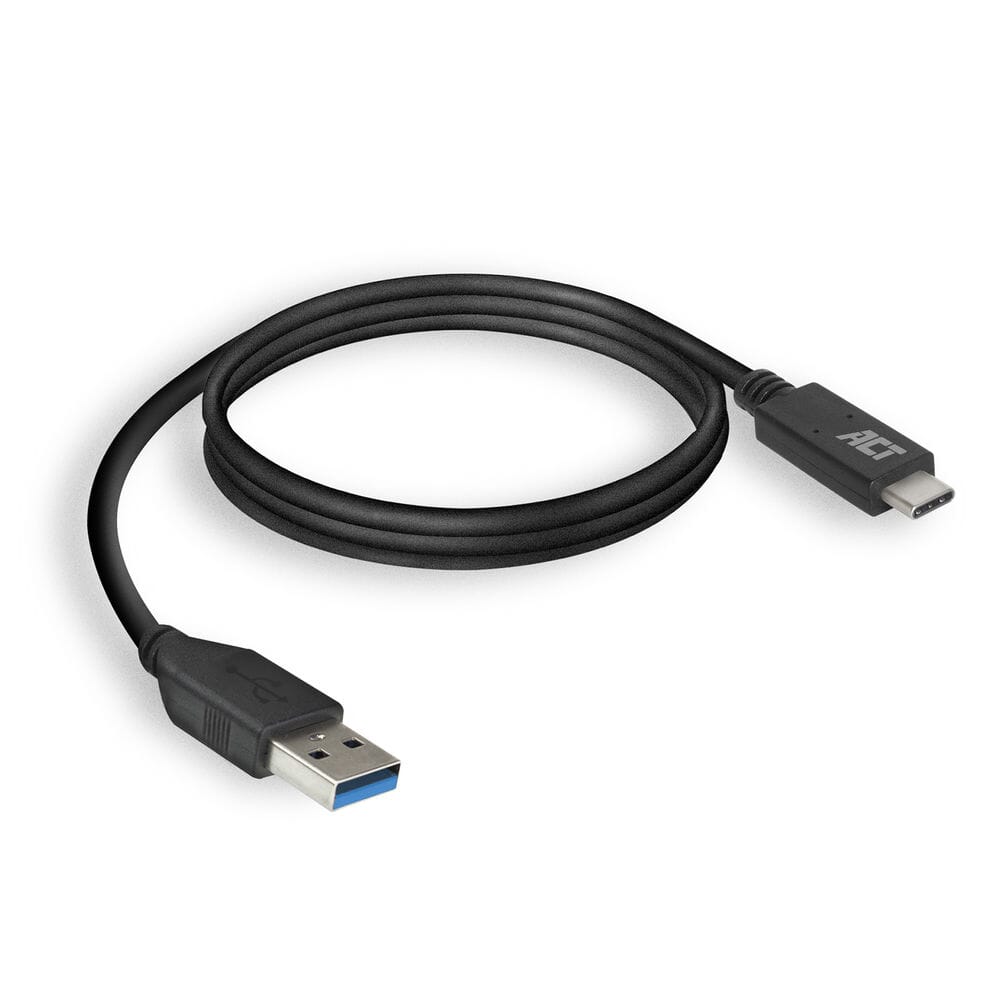 ACT USB 3.2 Gen1 aansluitkabel A male - C male 1 m