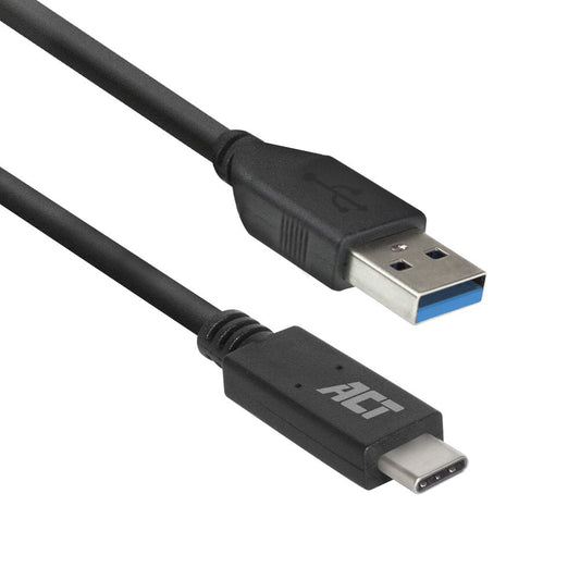 ACT USB 3.2 Gen1 aansluitkabel A male - C male 2 m