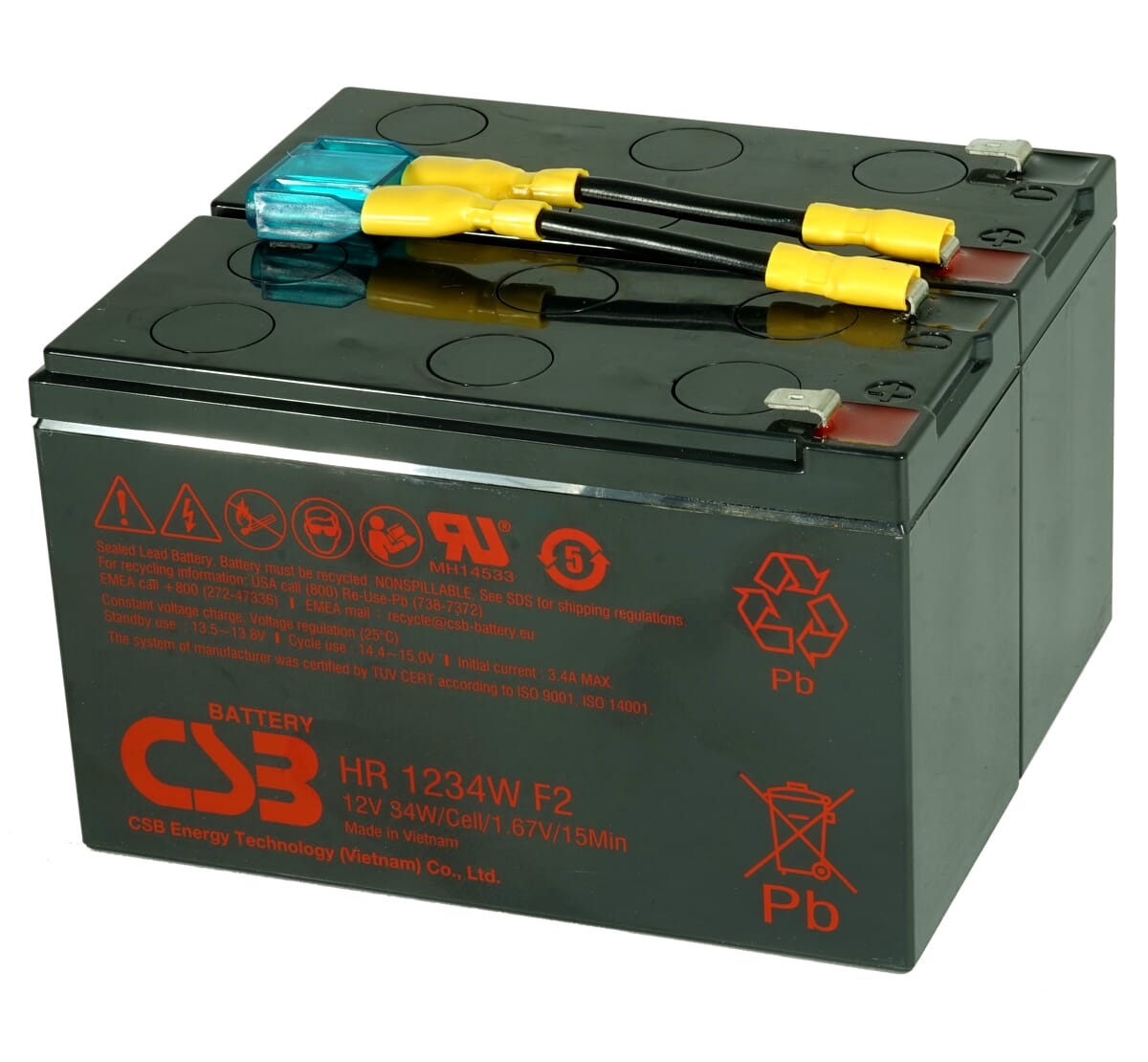 CSB UPS Batterij Vervangingsset RBC142 (incl. Kabels)