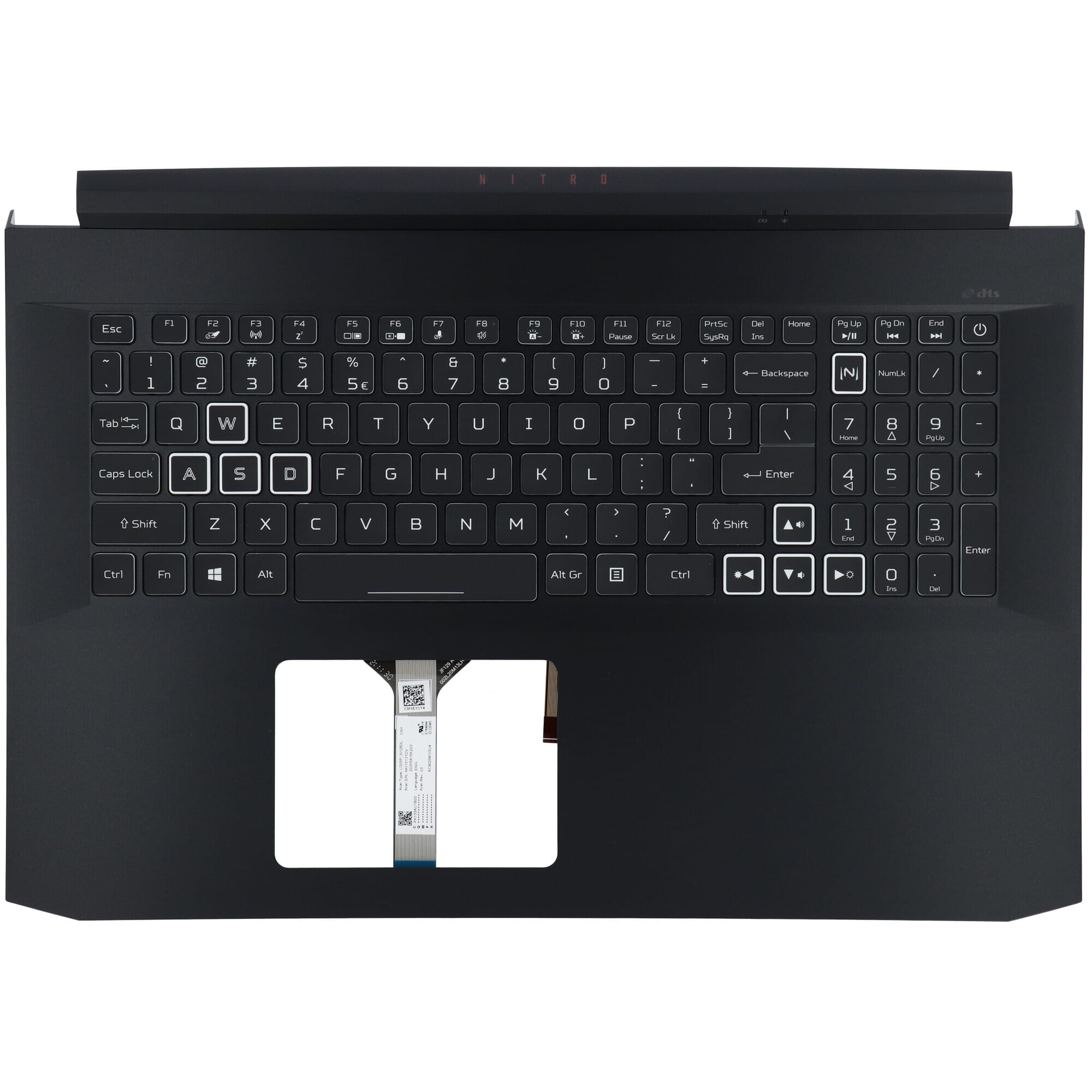 Acer Laptop Toetsenbord Qwerty US + Top Cover