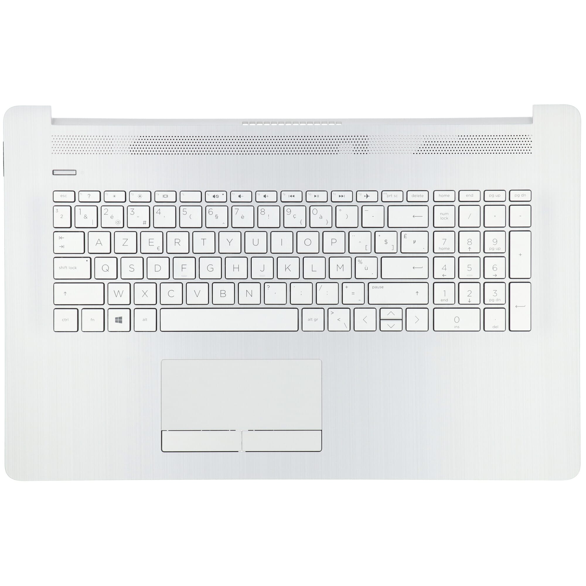 HP Laptop Toetsenbord Azerty BE + Top Cover - Zilver