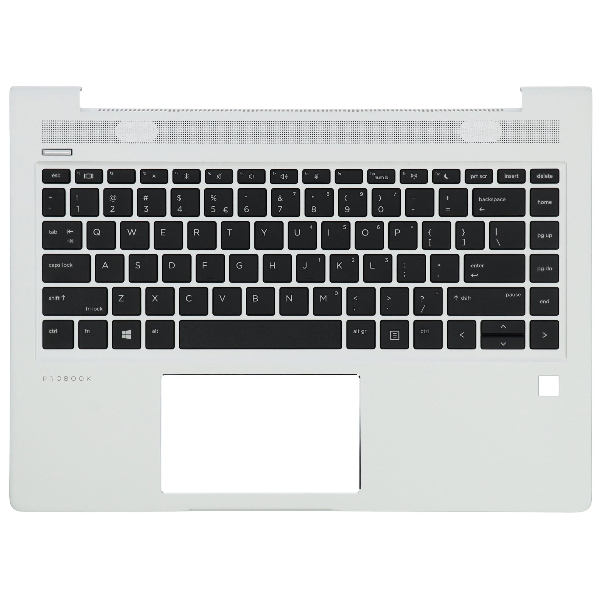 HP Laptop Toetsenbord Qwerty US + Top Cover - Zilver