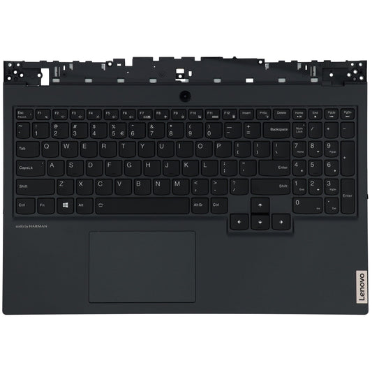 Lenovo Laptop Toetsenbord Qwerty US + Top Cover, BL - Zwart