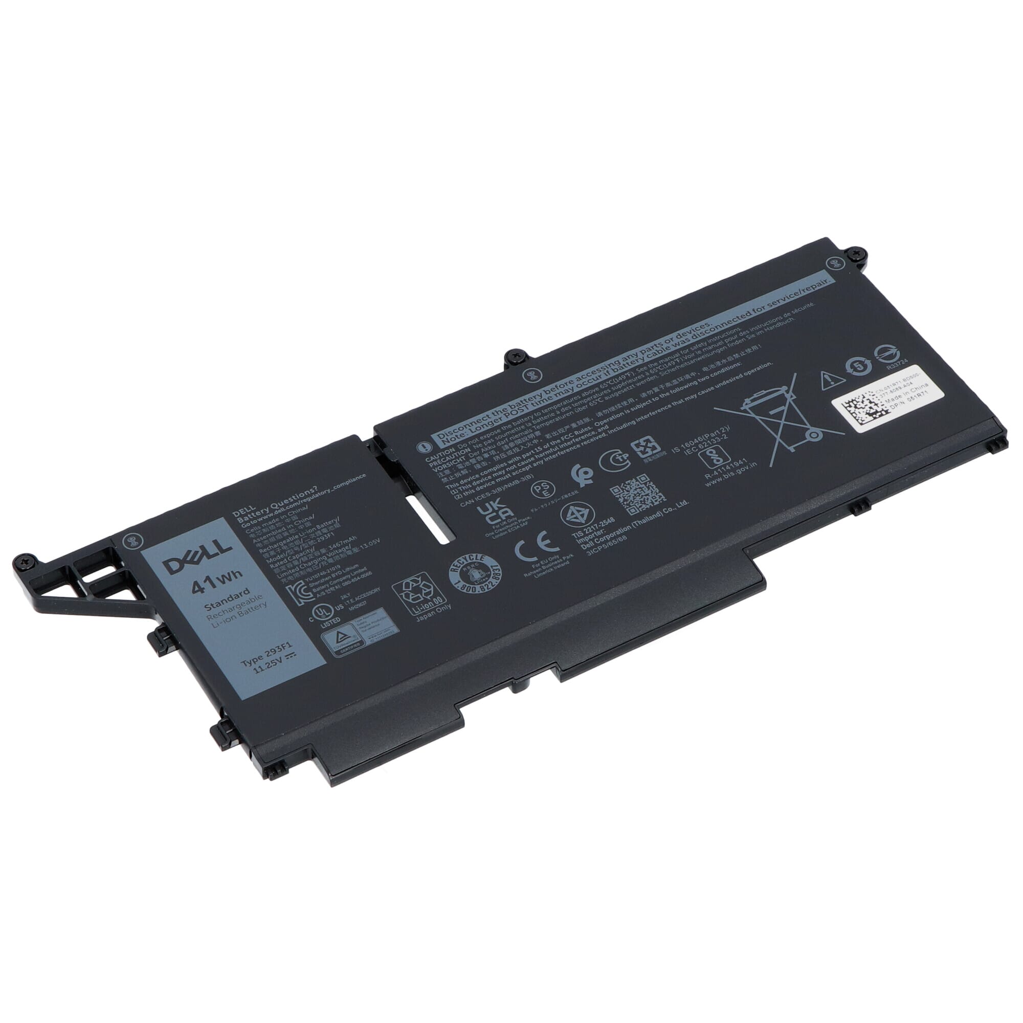 Dell Laptop Accu 3 cell 11.25V 41Wh