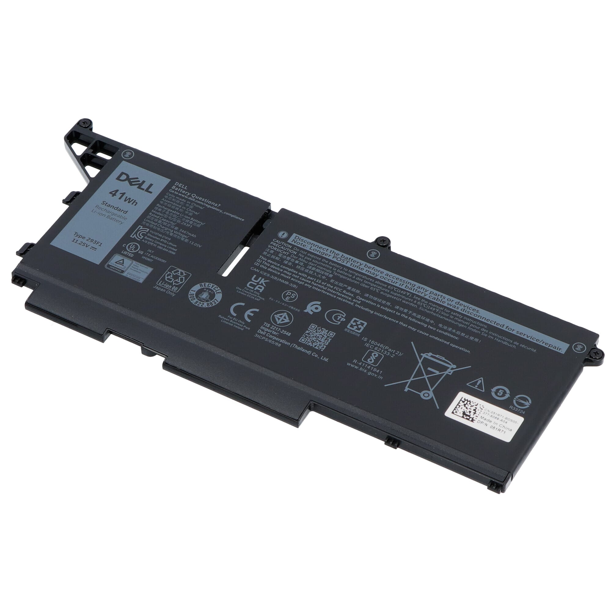 Dell Laptop Accu 3 cell 11.25V 41Wh