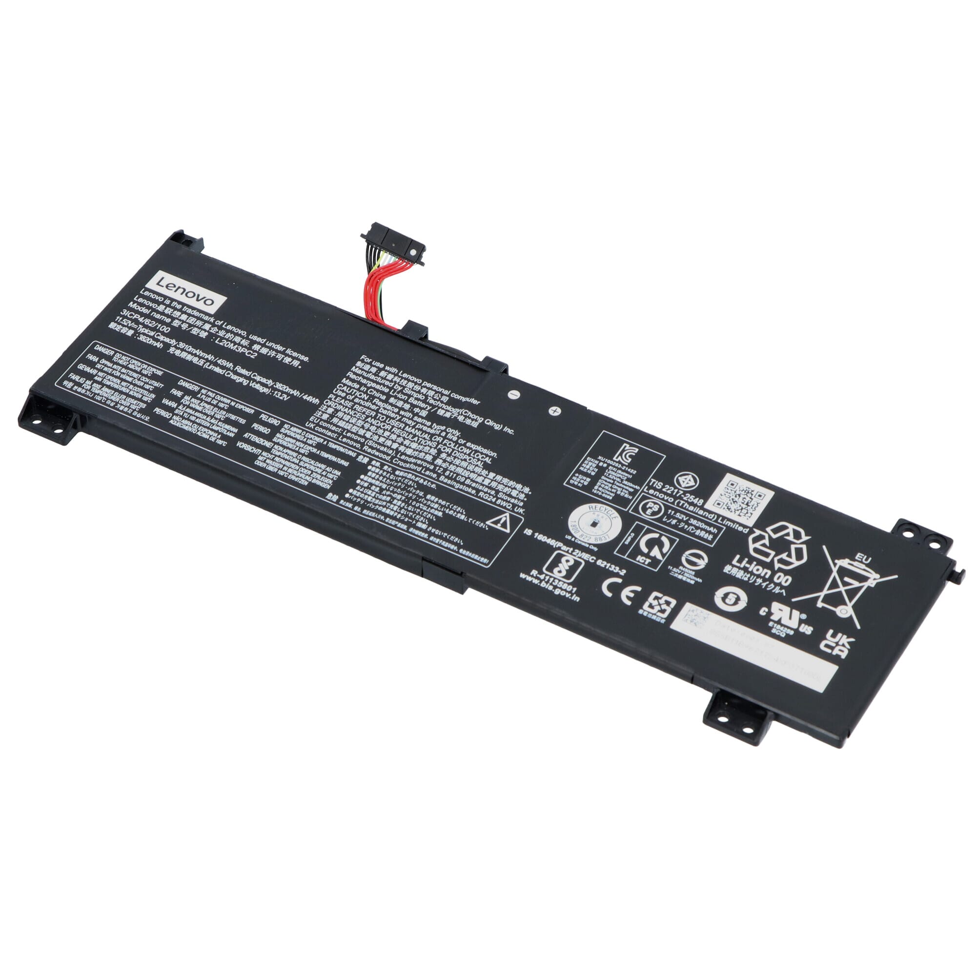 Lenovo Laptop Accu 3910mAh