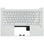 HP Laptop Toetsenbord Qwerty US + Top Cover, BL - Zilver