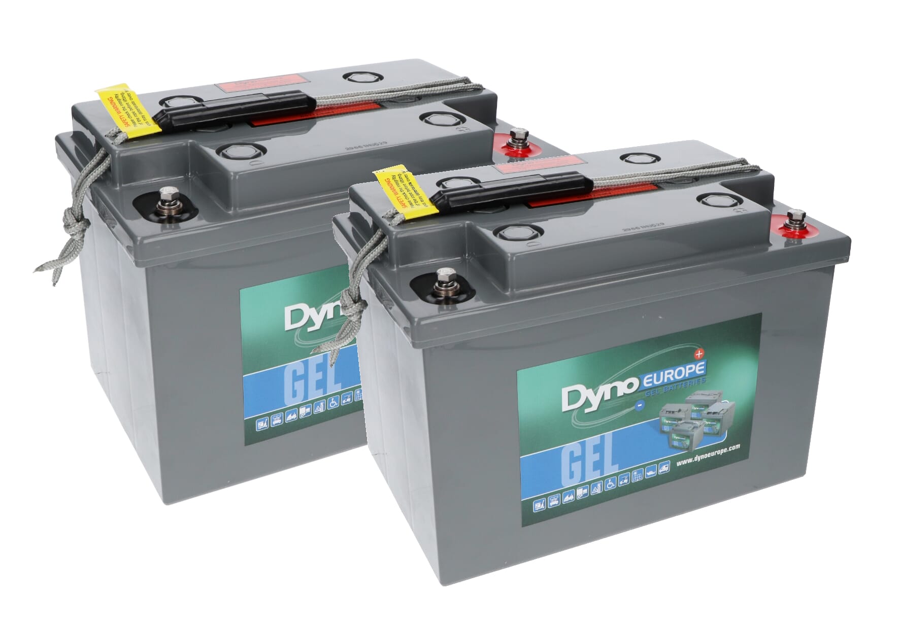 Dyno Gel Accu 12V 75Ah Vervangingsset (Excl. Kabels)