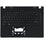 Acer Laptop Toetsenbord Qwerty US + Top Cover - Zwart