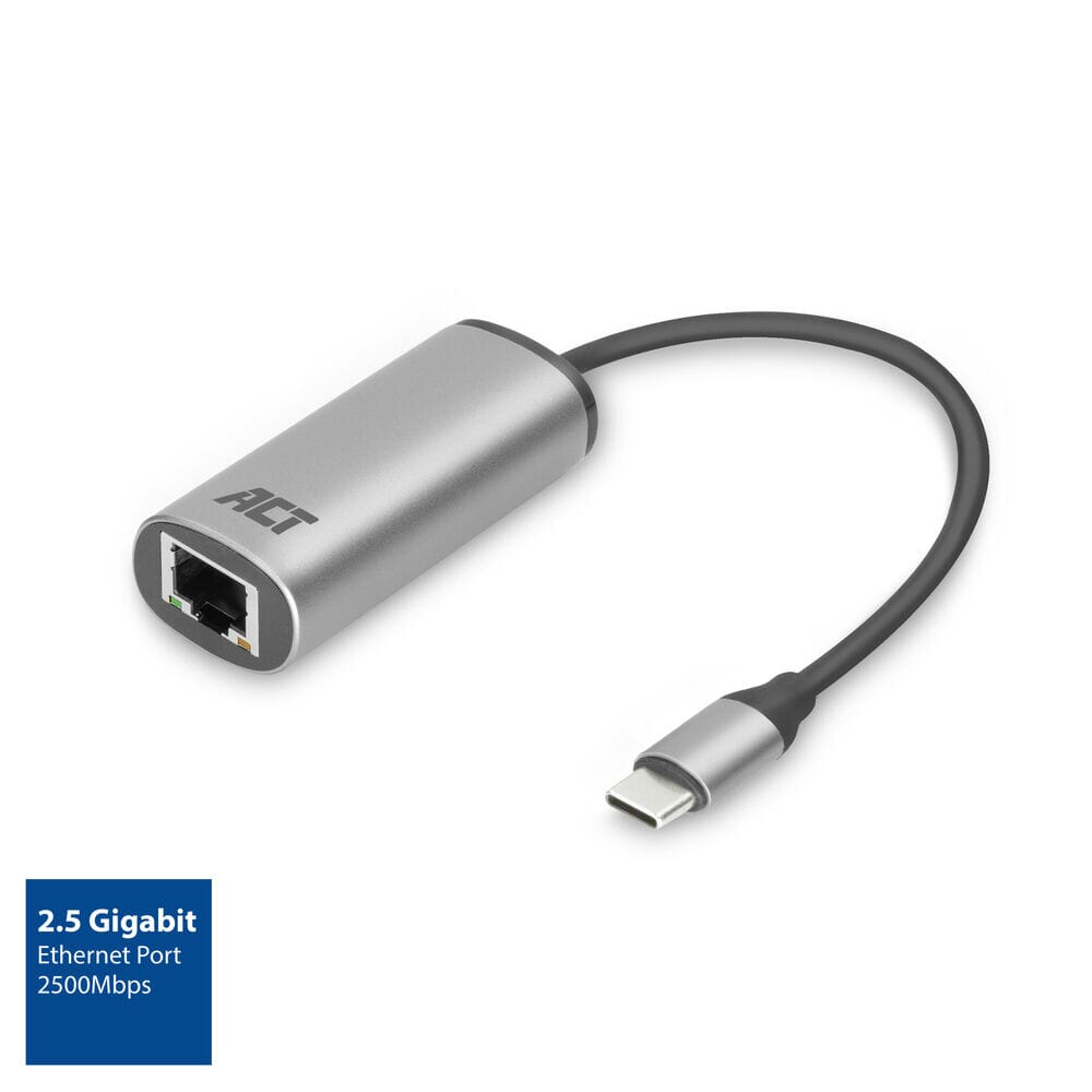 ACT USB-C naar 2,5 Gigabit ethernet adapter