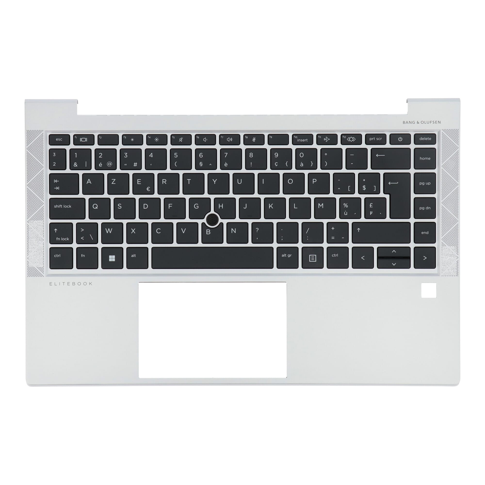 HP Laptop Toetsenbord Azerty BE + Top Cover - Zilver