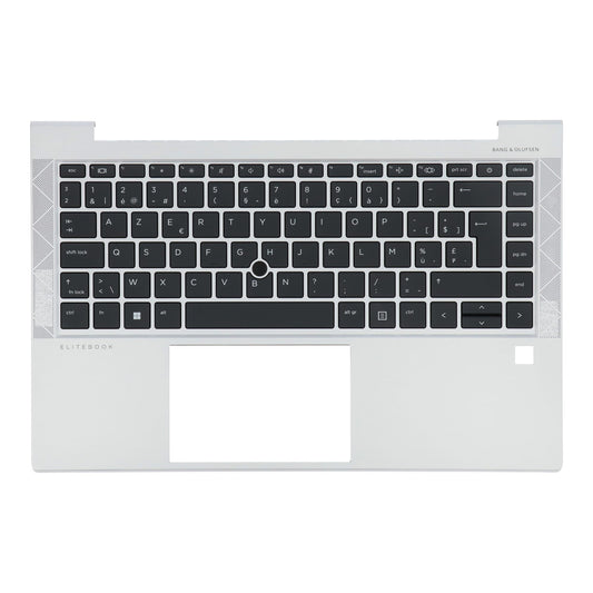 HP Laptop Toetsenbord Azerty BE + Top Cover - Zilver